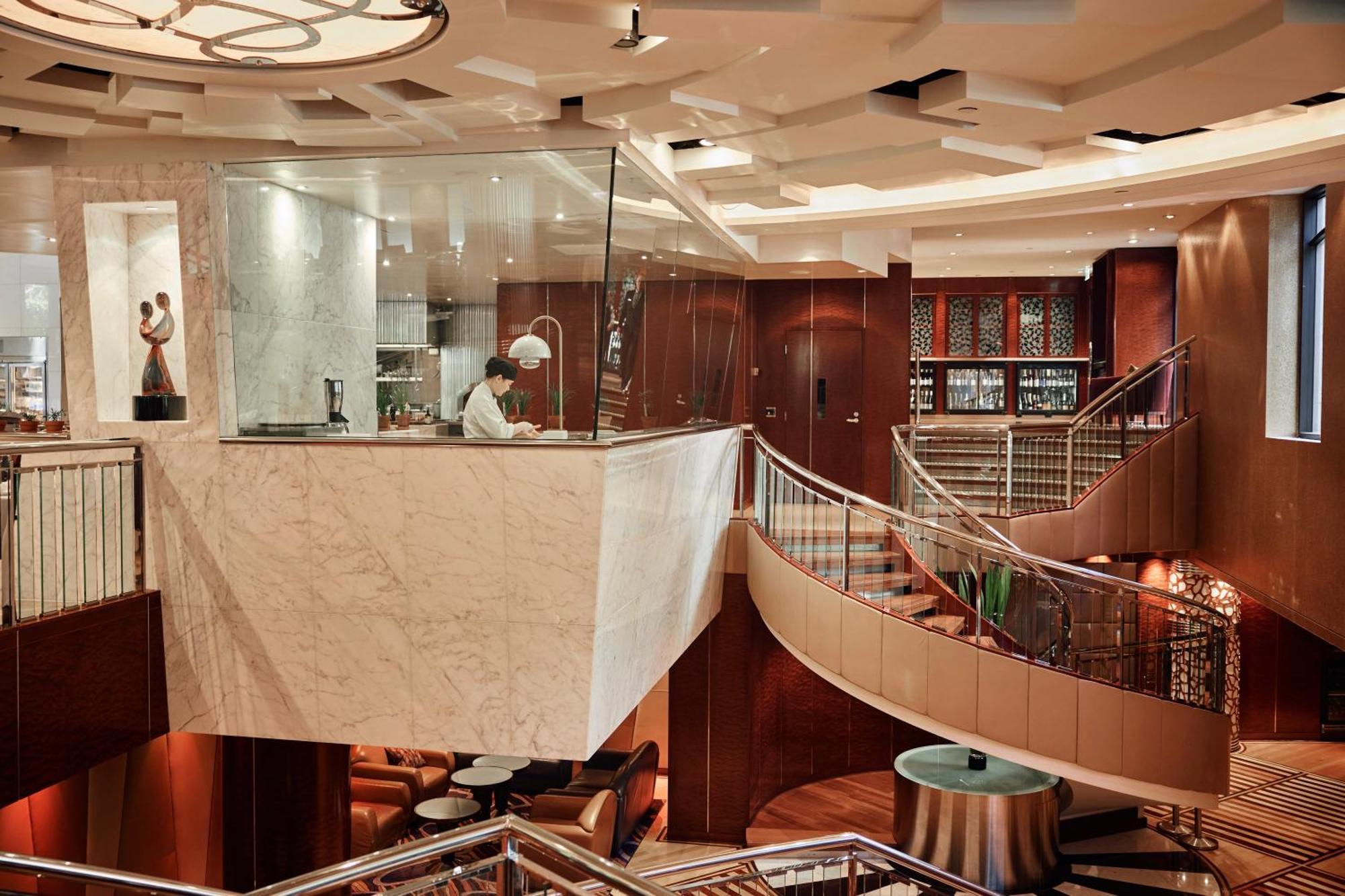 بارك حياة ملبورن المظهر الخارجي الصورة The open kitchen at the restaurant